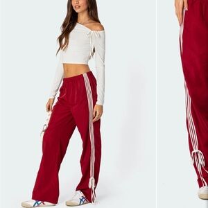 Women's Red Track Pants